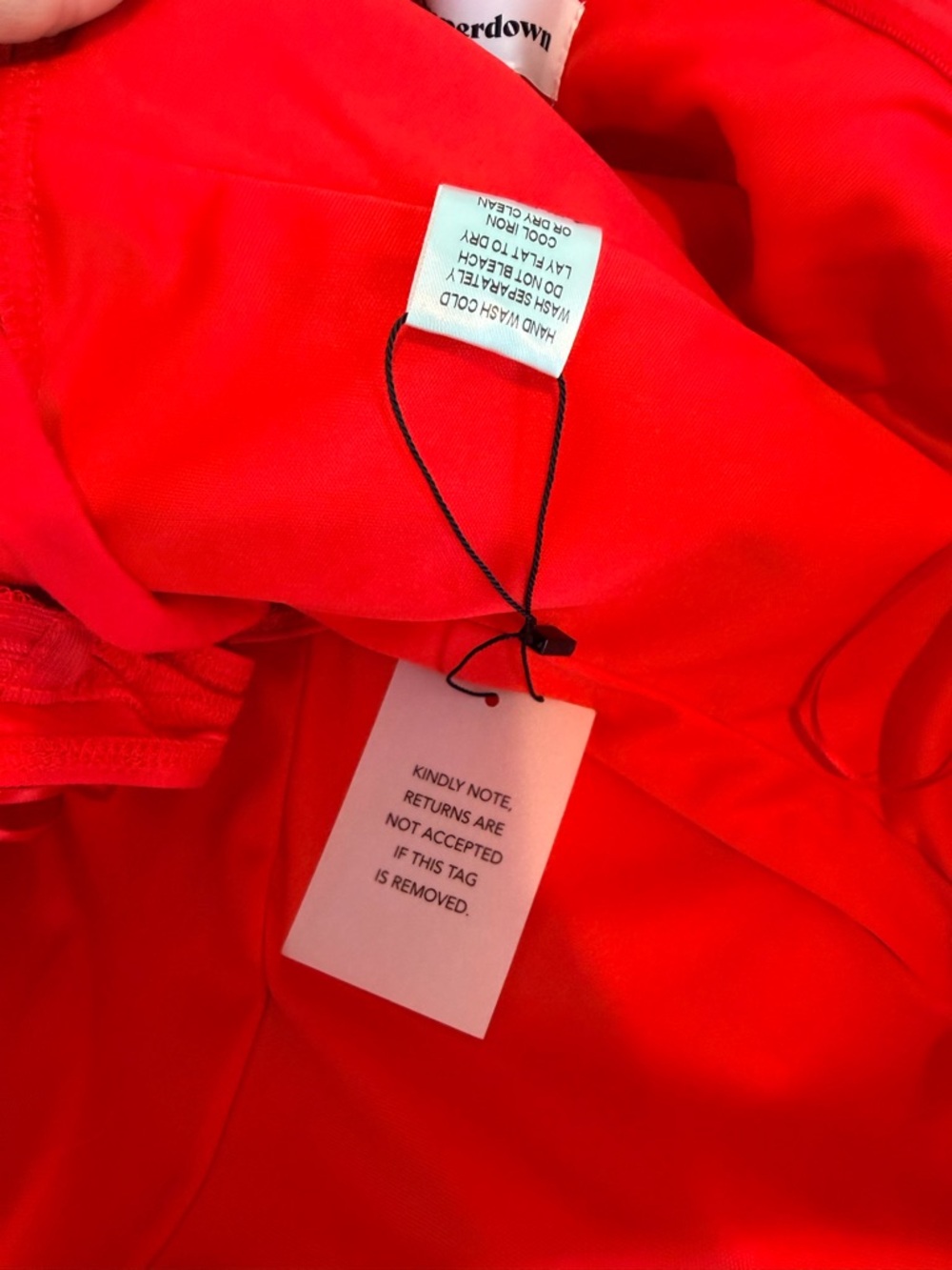 superdown Red Strapless Sweetheart Bustier Bodysuit - Picture 4 of 4